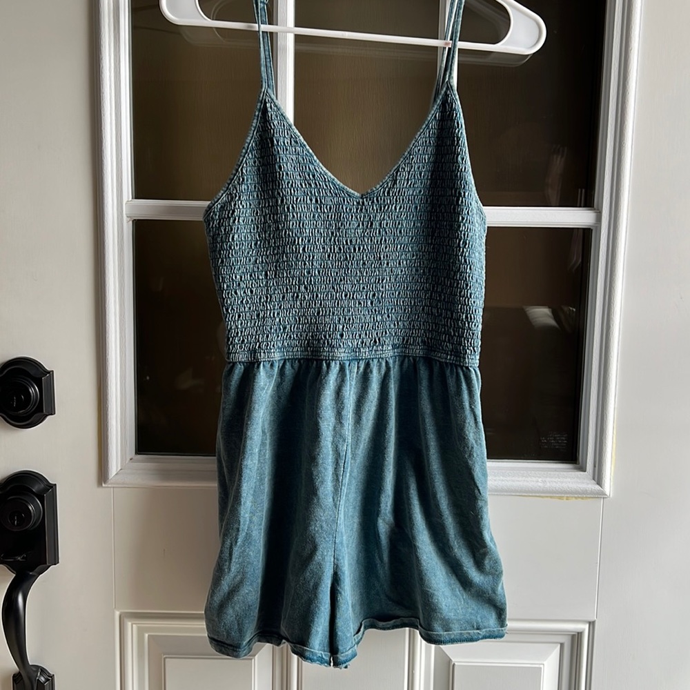 Blue romper